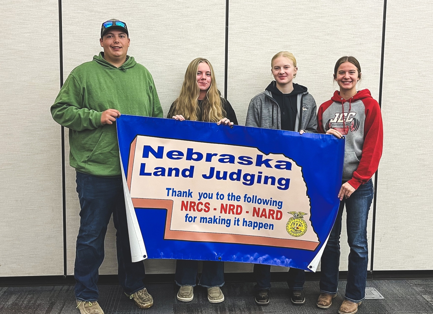 JCC competitors at State Land Judging 2024