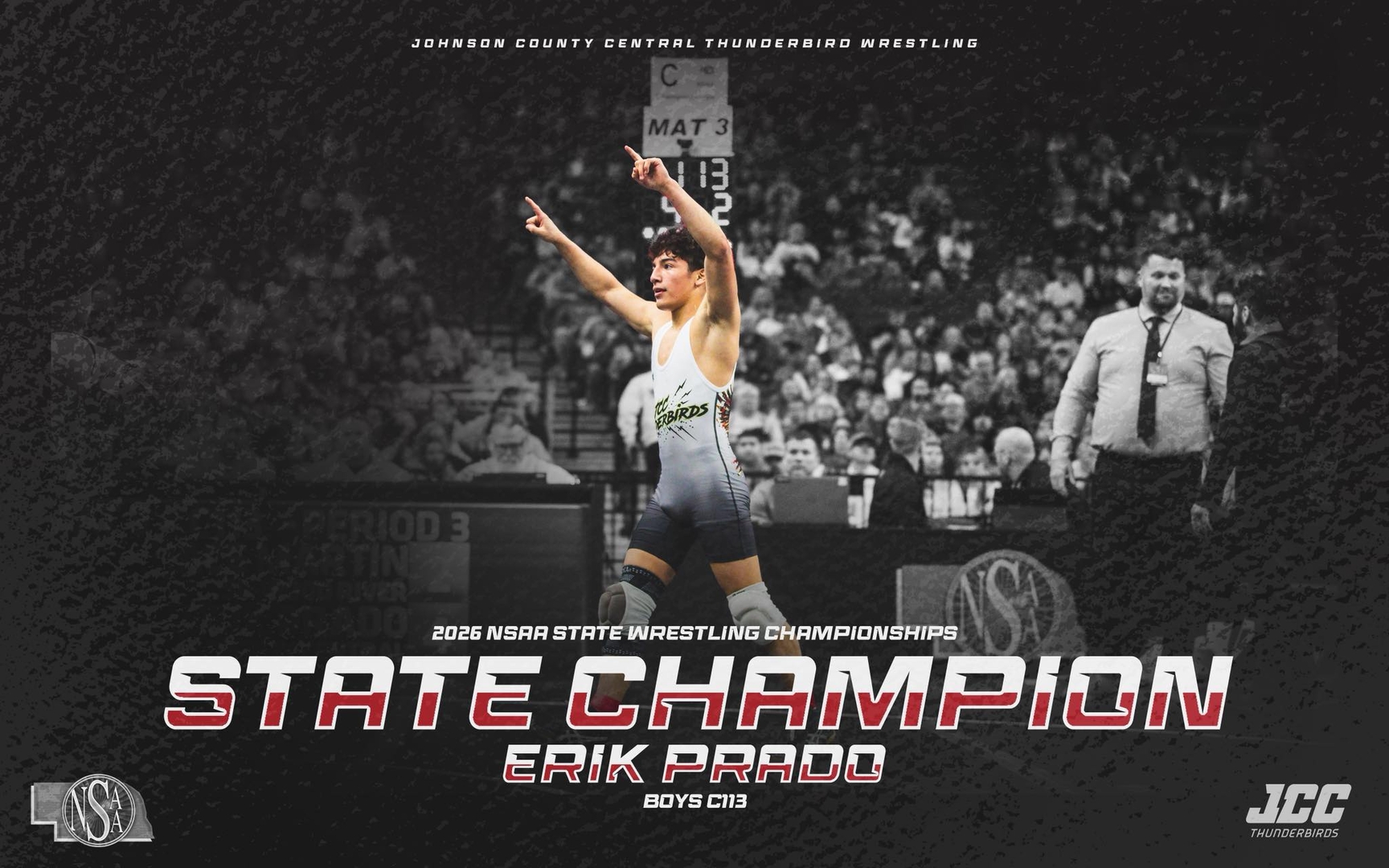 2026 NSAA Boys Class C113 State Champion Erik Prado